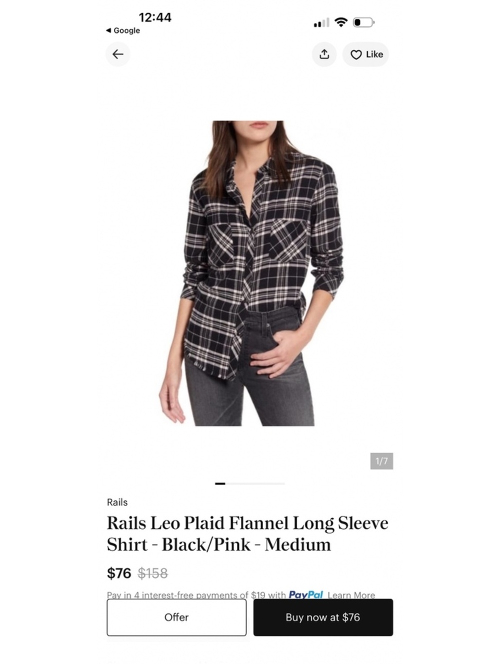Rails Leo Plaid Flannel